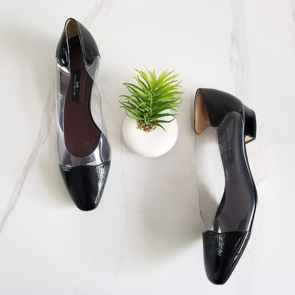 Susan van der Linde Shoes - Susan van der Linde Low Heels Pumps Clear Black